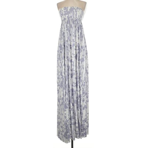 Rachel Pally Strapless Maxi Dress Jersey Knit Grecian column XS NWOT printed - Picture 1 of 8